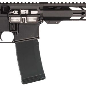 Patriot Ordnance Factory 02548 P-15 Base SMU 300 Blackout 30+1 13.75" Black Nitride Match Grade Barrel, Black Anodized Aluminum Receiver w/Picatinny Rail, M-LOK Handguard, Black Amend2 Adjustable Poly
