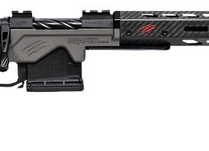 Fierce Firearms REPHT7PRC22TU Reaper H-Tac 2.0 7mm PRC 3+1 22" Carbon Fiber Match Grade Threaded Barrel, Tungsten Cerakote Receiver w/Picatinny Rail, M-LOK/ARCA Rail Handguard, Carbon Matrix Push Butt